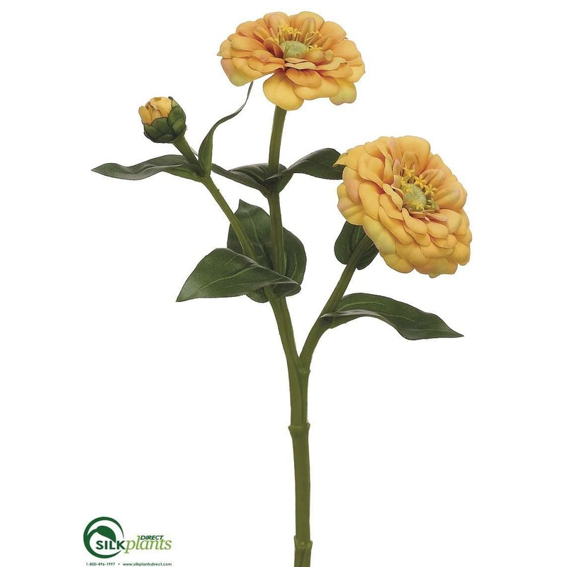 Zinnia Spray – Yellow – Pack of 24