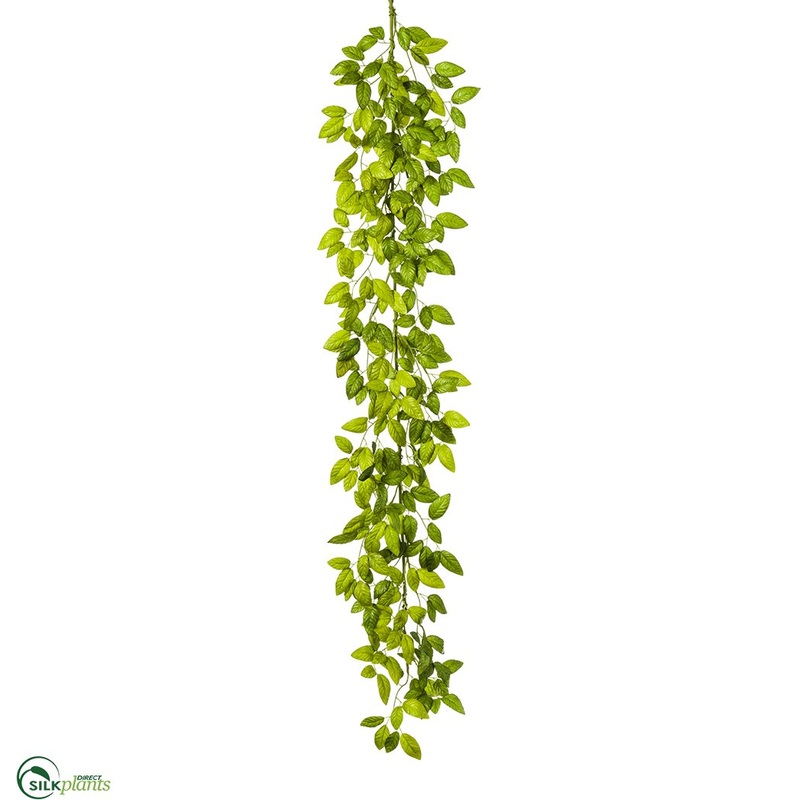 White Ash Leaf Garland – Green Two Tone – Pack of 4